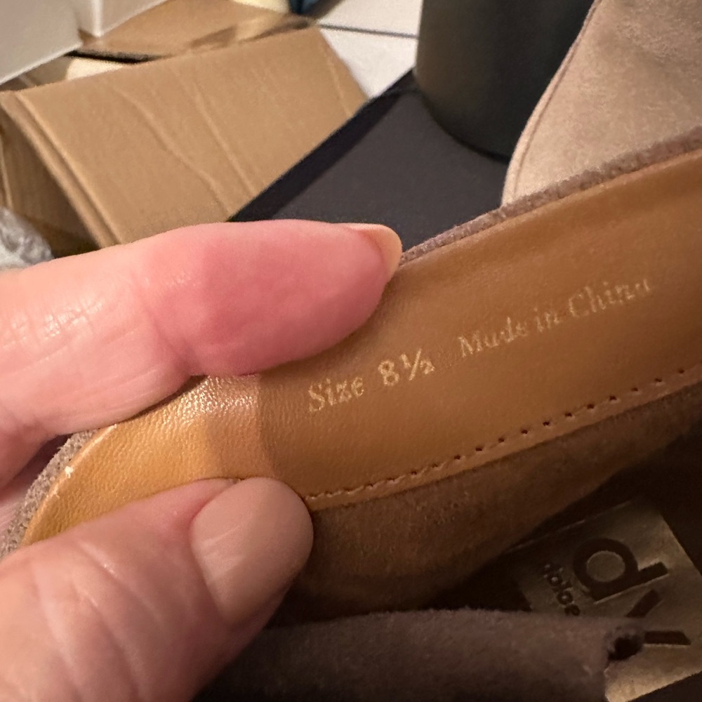 Dolce vita Brown Suede Shoes - Size 8.5 - Picture 4 of 4